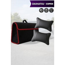 Automod Daihatsu Copen Uyumlu Spor Model Lüks Bagaj Çantası Koltuk Yastığı Siyah Renk