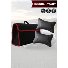 Automod Hyundai Trajet Uyumlu Bagaj Çantası Spor Model Lüks Koltuk Yastığı Siyah Renk