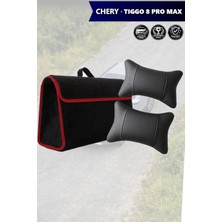 Automod Chery Tiggo 8 Pro Max Uyumlu Bagaj Çantası Koltuk Yastığı Spor Model Lüks Siyah Renk