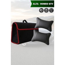Automod Alfa Romeo Gtv Uyumlu Spor Model Lüks Bagaj Çantası Koltuk Yastığı Siyah Renk