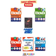 Fenomen Yayıncılık 6.sınıf Matematik A + Fen Bilimleri A + Türkçe A+ Din ve Paragraf Soru Bankası Zamansız Ajanda Hediyeli Maarif Model 2027
