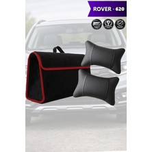 Automod Rover 620 Uyumlu Spor Model Bagaj Çantası Lüks Koltuk Yastığı Siyah Renk