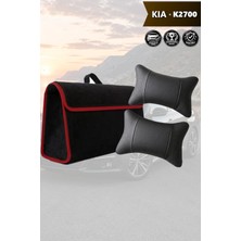 Automod Kia K2700 Uyumlu Koltuk Yastığı Lüks Bagaj Çantası Spor Model Siyah Renk