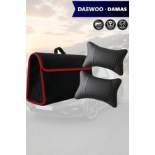 Automod Daewoo Damas Uyumlu Koltuk Yastığı Lüks Bagaj Çantası Spor Model Siyah Renk