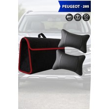 Automod Peugeot 205 Uyumlu Lüks Spor Model Bagaj Çantası Koltuk Yastığı Siyah Renk
