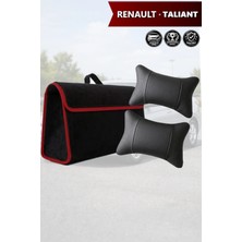 Automod Renault Taliant Uyumlu Bagaj Çantası Koltuk Yastığı Lüks Spor Model Siyah Renk