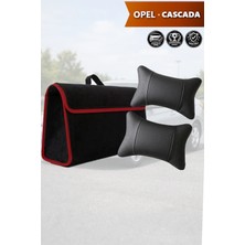 Automod Opel Cascada Uyumlu Koltuk Yastığı Lüks Bagaj Çantası Spor Model Siyah Renk