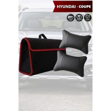 Automod Hyundai Coupe Uyumlu Koltuk Yastığı Lüks Spor Model Bagaj Çantası Siyah Renk