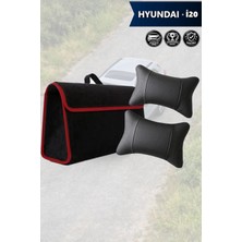 Automod Hyundai I20 Uyumlu Lüks Spor Model Koltuk Yastığı Bagaj Çantası Siyah Renk