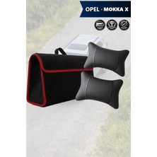 Automod Opel Mokka x Uyumlu Lüks Spor Model Bagaj Çantası Koltuk Yastığı Siyah Renk
