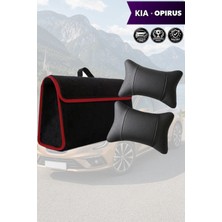 Automod Kia Opirus Uyumlu Bagaj Çantası Lüks Koltuk Yastığı Spor Model Siyah Renk