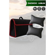 Automod Daewoo Lublin Uyumlu Spor Model Lüks Bagaj Çantası Koltuk Yastığı Siyah Renk