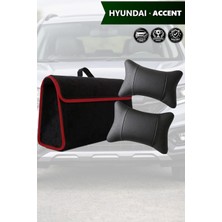 Automod Hyundai Accent Uyumlu Bagaj Çantası Spor Model Lüks Koltuk Yastığı Siyah Renk