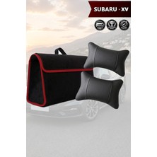 Automod Subaru Xv Uyumlu Lüks Bagaj Çantası Spor Model Koltuk Yastığı Siyah Renk