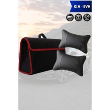 Automod Kia Ev9 Uyumlu Bagaj Çantası Lüks Koltuk Yastığı Spor Model Siyah Renk