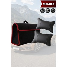 Automod Mondeo Uyumlu Bagaj Çantası Lüks Spor Model Koltuk Yastığı Siyah Renk