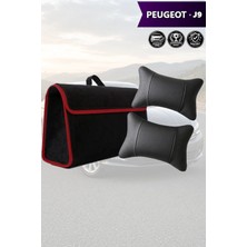 Automod Peugeot J9 Uyumlu Bagaj Çantası Spor Model Koltuk Yastığı Lüks Siyah Renk