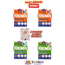 Fenomen Yayıncılık 6.sınıf Matematik A + B ve Fen Bilimleri A + B Zamansız Ajanda Hediyeli Maarif Model 2027