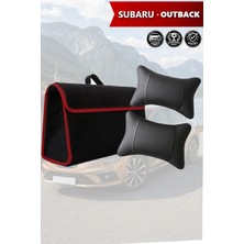 Automod Subaru Outback Uyumlu Lüks Bagaj Çantası Koltuk Yastığı Spor Model Siyah Renk