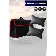 Automod Renault Safrane Uyumlu Bagaj Çantası Lüks Koltuk Yastığı Spor Model Siyah Renk