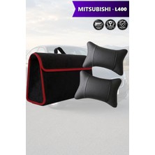 Automod Mitsubishi L400 Uyumlu Bagaj Çantası Spor Model Lüks Koltuk Yastığı Siyah Renk