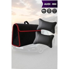 Automod Audi Rs3 Uyumlu Koltuk Yastığı Bagaj Çantası Lüks Spor Model Siyah Renk