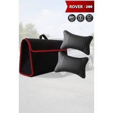 Automod Rover 200 Uyumlu Spor Model Lüks Bagaj Çantası Koltuk Yastığı Siyah Renk