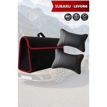 Automod Subaru Levorg Uyumlu Lüks Bagaj Çantası Spor Model Koltuk Yastığı Siyah Renk