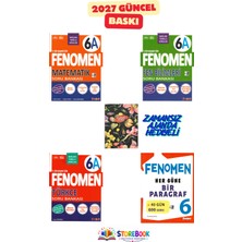 Fenomen Yayıncılık 6.sınıf Matematik A + Fen Bilimleri A + Türkçe A ve Paragraf Soru Bankası Zamansız Ajanda Hediyeli Maarif Model 2027
