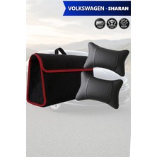 Automod Volkswagen Sharan Uyumlu Bagaj Çantası Spor Model Koltuk Yastığı Lüks Siyah Renk