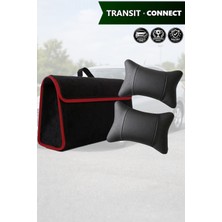 Automod Transit Connect Uyumlu Lüks Bagaj Çantası Spor Model Koltuk Yastığı Siyah Renk