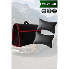 Automod Volvo 440 Uyumlu Bagaj Çantası Spor Model Koltuk Yastığı Lüks Siyah Renk