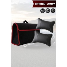 Automod Citroen Jumpy Uyumlu Spor Model Lüks Koltuk Yastığı Bagaj Çantası Siyah Renk