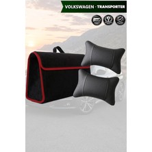 Automod Volkswagen Transporter Uyumlu Koltuk Yastığı Spor Model Bagaj Çantası Lüks Siyah Renk
