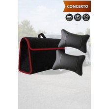 Automod Concerto Uyumlu Bagaj Çantası Spor Model Koltuk Yastığı Lüks Siyah Renk