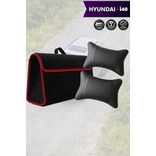 Automod Hyundai I40 Uyumlu Bagaj Çantası Lüks Spor Model Koltuk Yastığı Siyah Renk