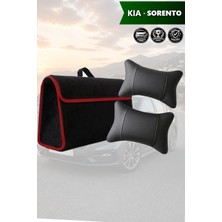 Automod Kia Sorento Uyumlu Bagaj Çantası Lüks Koltuk Yastığı Spor Model Siyah Renk