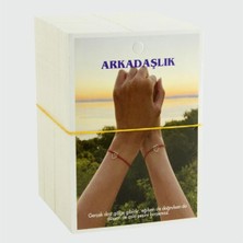 Zero Land Shophnrl 2-Li Arkadaşlık Bileklik Kartı Beyaz