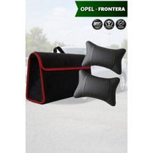 Automod Opel Frontera Uyumlu Lüks Koltuk Yastığı Bagaj Çantası Spor Model Siyah Renk