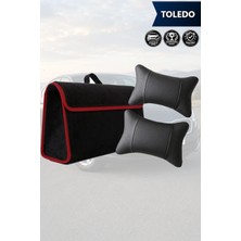 Automod Toledo Uyumlu Spor Model Lüks Bagaj Çantası Koltuk Yastığı Siyah Renk