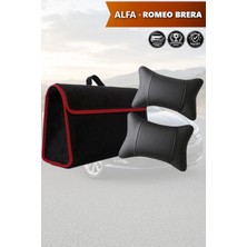 Automod Alfa Romeo Brera Uyumlu Lüks Bagaj Çantası Koltuk Yastığı Spor Model Siyah Renk