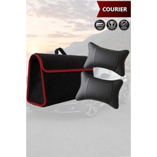 Automod Courier Uyumlu Bagaj Çantası Koltuk Yastığı Lüks Spor Model Siyah Renk