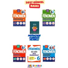 Fenomen Yayıncılık 6.sınıf Matematik A + Fen Bilimleri A + Türkçe A+ Din ve Paragraf Soru Bankası Zamansız Ajanda Hediyeli Maarif Model 2027