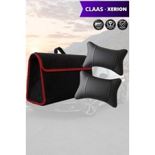 Automod Claas Xerion Uyumlu Koltuk Yastığı Bagaj Çantası Lüks Spor Model Siyah Renk