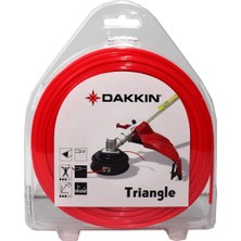 Dakkın H8100330 Misina Kırmızı 3 Köşe 3.0 mm 63M Yedek Parça
