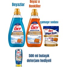 Mr.Oxy Arap Sabunu ve Soda Katkılı Çamaşır Deterjanı 1480 ml Beyazlar&renkliler + Beyazlar ve Çamaşır Sodası 500 gr