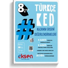 Eksen Yayınları 8. Sınıf Türkçe Ked – Kazanım Ekseni Değerlendirmeleri