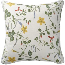 Ikea Angspalpmal Beyazçiçek Desenli 50X50 cm Kırlent Kılıfı