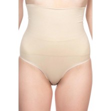 Çamaşır Kenti Ten Double Yüksek Bel Çıtçıtlı  Slip Korse