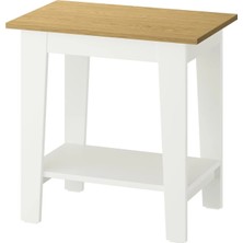 Ikea Ammaryd Beyaz 59X40 cm Yan Sehpa